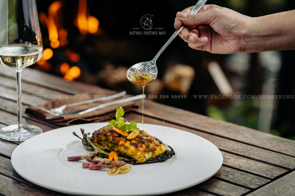 Grilled Sturgeon Fish at Grill & Chill BBQs